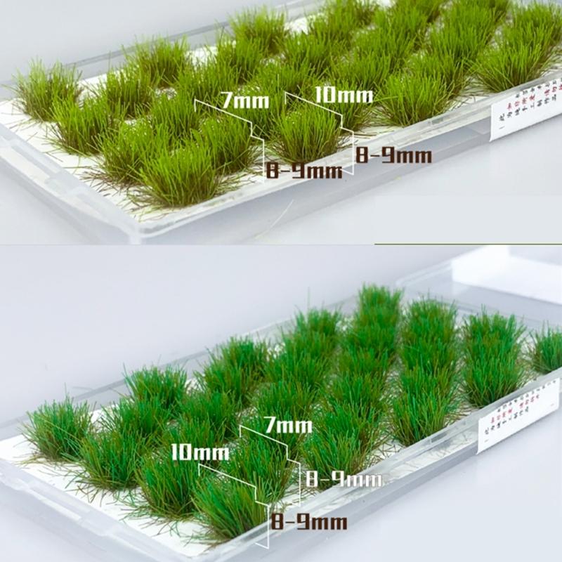 32x Static Grass Model Grass Tufts Rail Way Artificial Grass Miniature Tufts Terrain for Landscape Model Rail Way