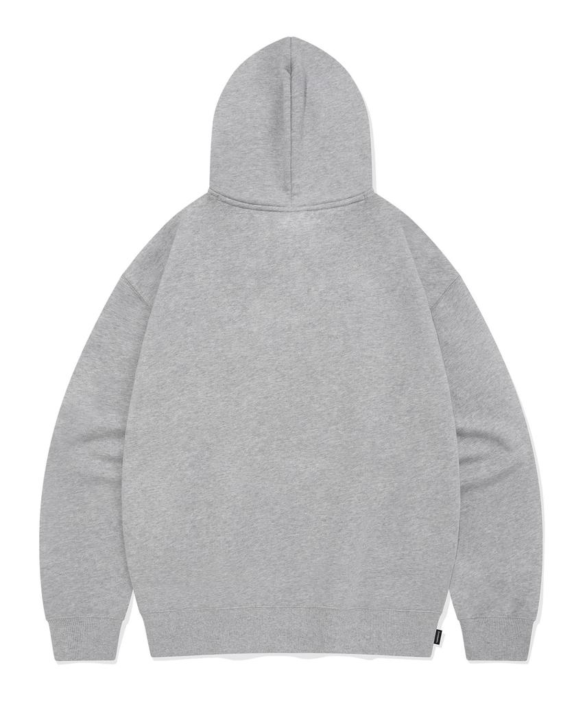 C Logo Hoodie Melange Gray