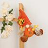 1pc Plush Scarecrow Doll Thanksgiving Fall Harvest Decoration Sitting Scarecrow Figurine for Autumn Home and Farmhouse Decor