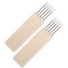 2Pcs Transfer Needle Tool 5 Claws No Scratches Durable Knitting Machine Accessories for Universal