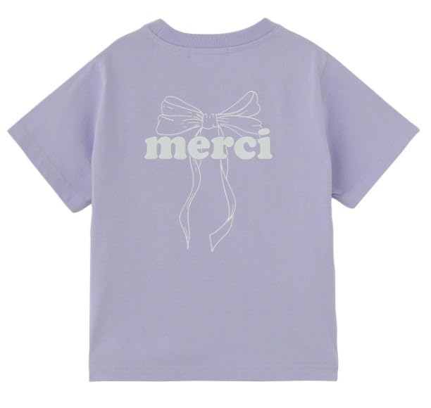 

Milkfed Casual MERCI RIBBON COMPACT TEE in LtPURPLE Women s S/S