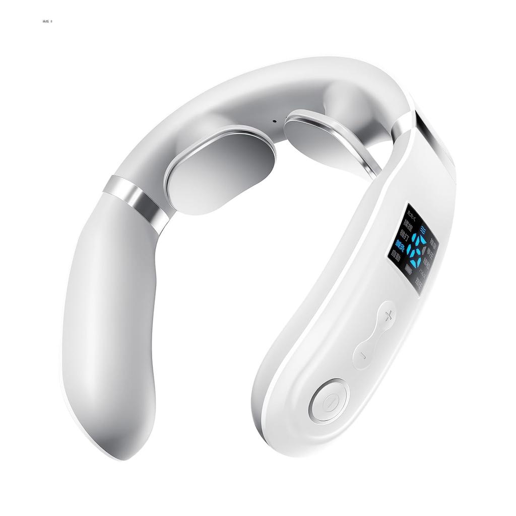 Neck Care Relaxation Device Liaolee Arrival (heating EMS TENS Dual Effect) Silent Lightweight Refresh Relax