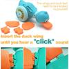 Musical Crawling Toy Duck - Electric Interactive Toy, LED Lights, 360° Spin, Soft Lighting, Sensory Play, Educational Gift