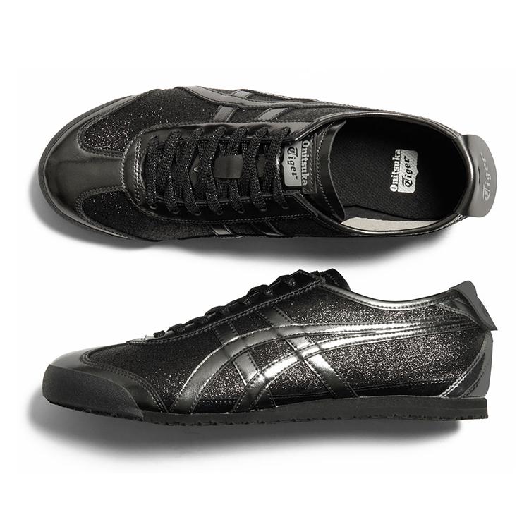 Onitsuka Tiger MEXICO 66 Low top Casual Shoes Women's Black Gray Sneakers 1183C480-001