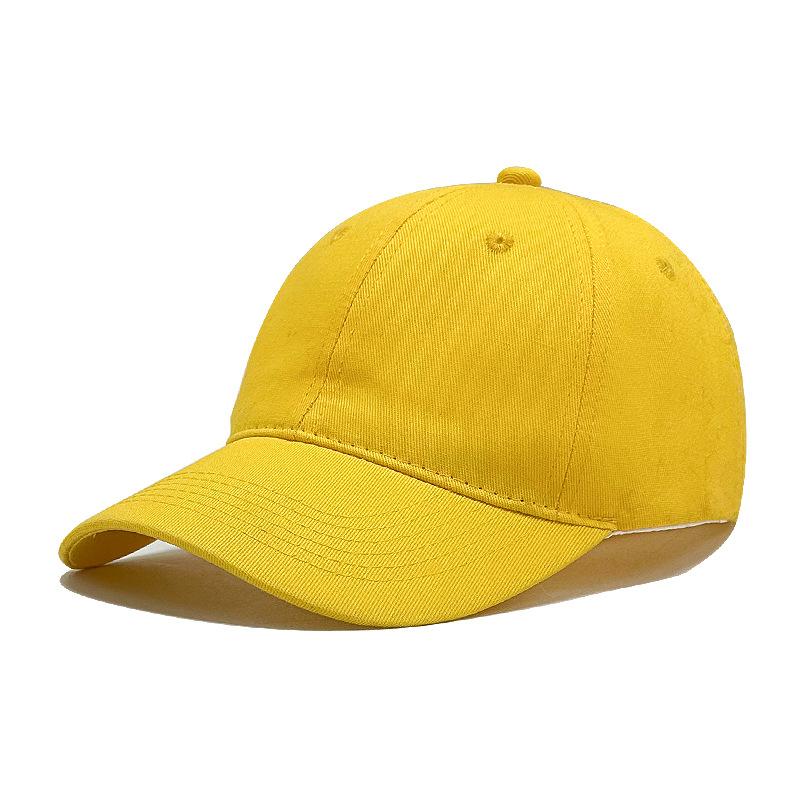 New Pure Cotton Soft Top Baseball Cap for Women Spring and Summer Sun Protection Baseball Cap for Men Outdoor Solid Color Light Plate Sun Hat