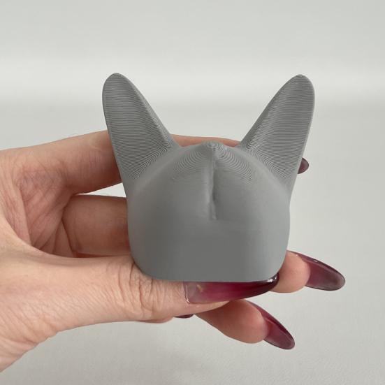 French Bulldog Wall Hook 3D Bulldog Head Coat Hook Decorative Key Hanger Wall Mounted