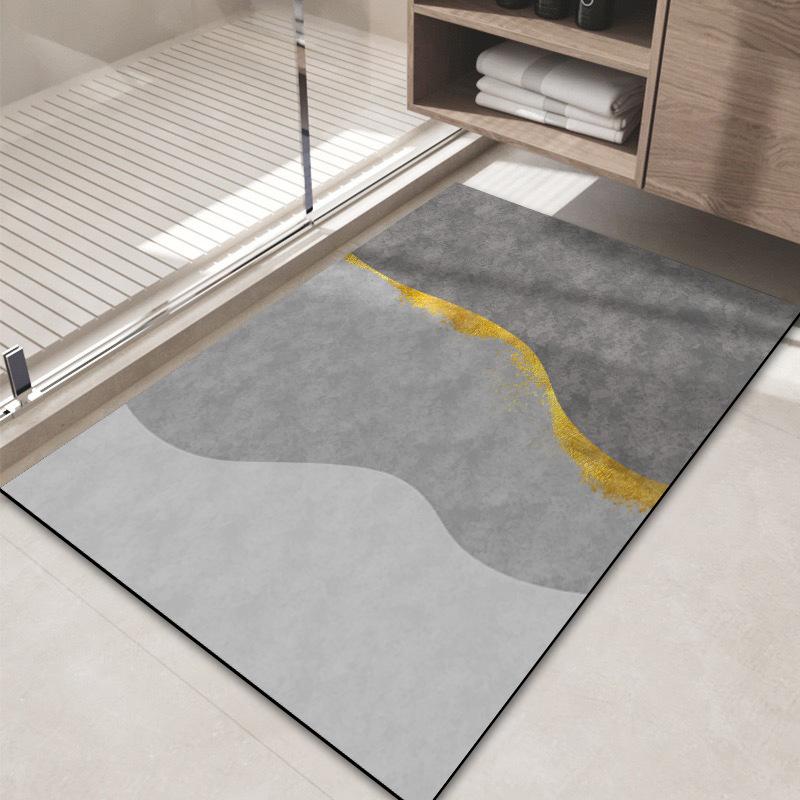 Bathroom Mat Bathroom Absorbent Mat Quick Drying Mat Toilet Door Mat