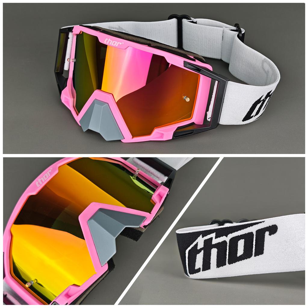 Motorrad-Fahrbrille Winddicht Antibeschlag UV-Schutz HD Verschleißfest