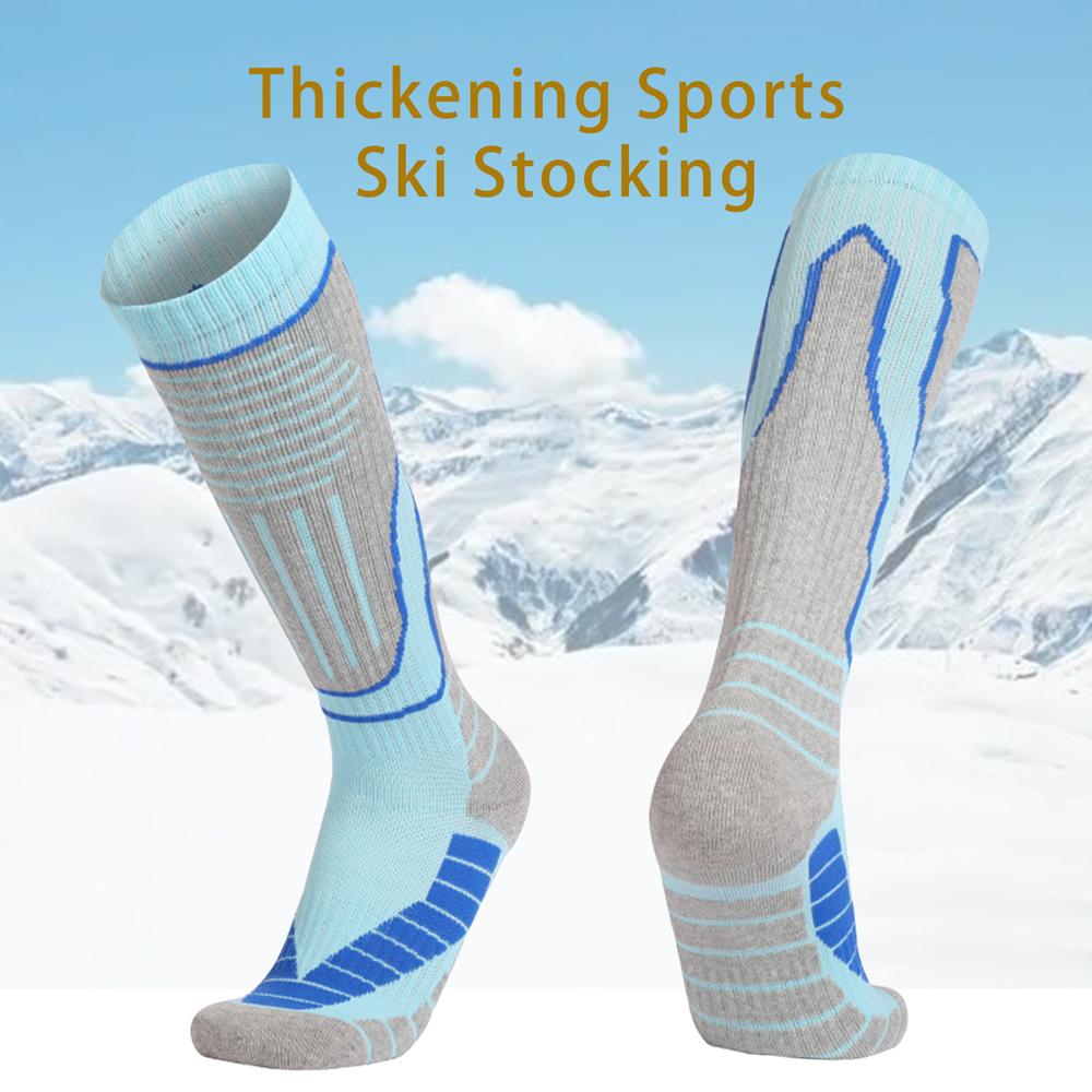 1 Pair Thermal Winter Cotton Women Ski Socks Children Sports Socks Snowboarding Cycling Adult Skiing Thicker Leg Warm