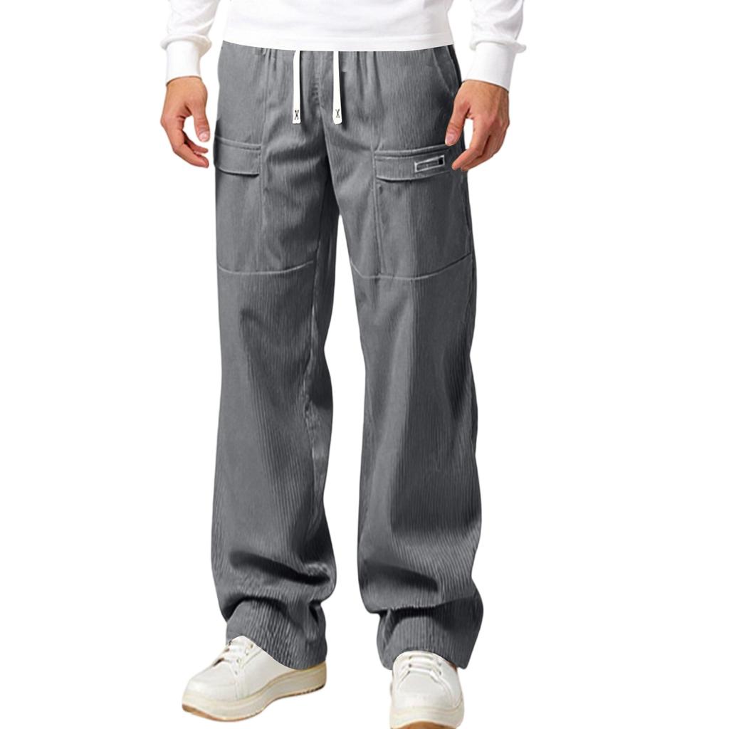 Men's Fashion Leisure Middle Waist Long Style Casual Pants