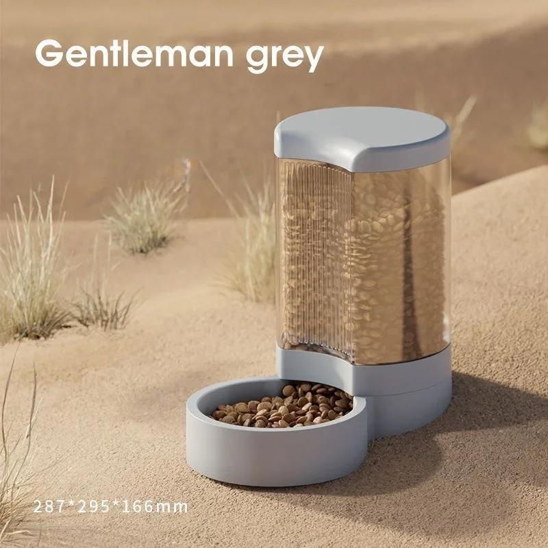 Automatic Pet Feeder & Waterer Combo 4L Large Capacity Cat Dog Bowl Durable Plastic Feeding Dish Pet Supplies For Household Pets