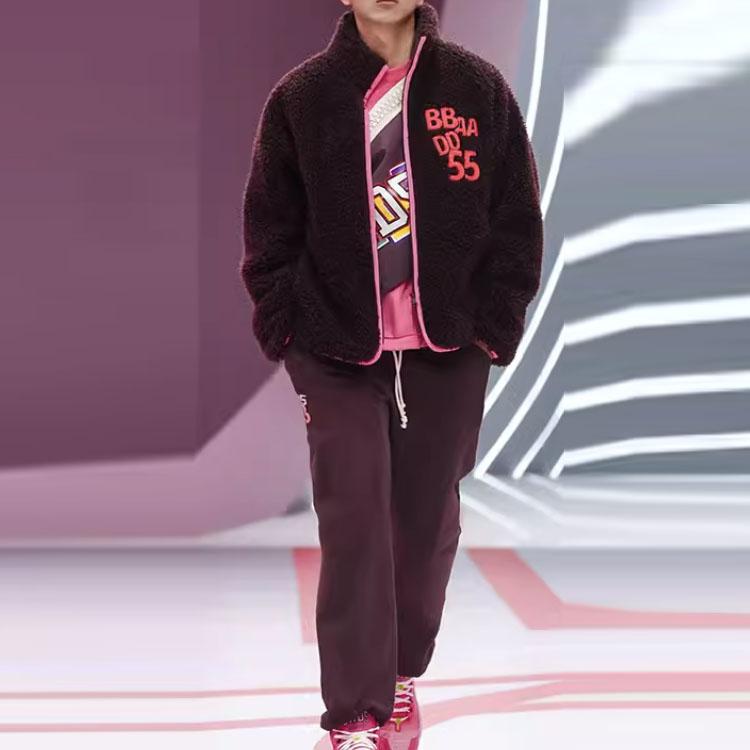 Li Ning Badfive Elastic Waist Casual Pants Men Bottoms Black AKLTC49-2