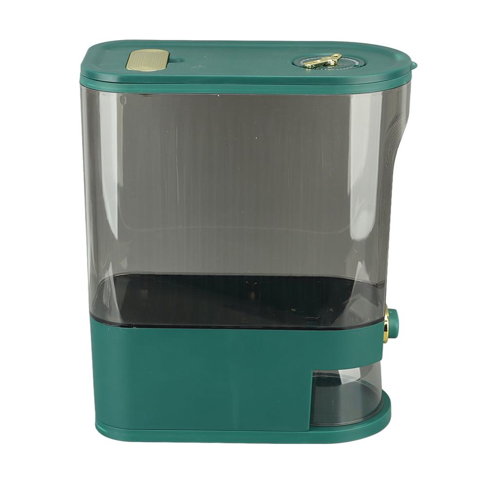 Rice Dispenser PET PP Sealed Grain Bucket Dry Food Storage Container with Measuring Cup for Kitchen