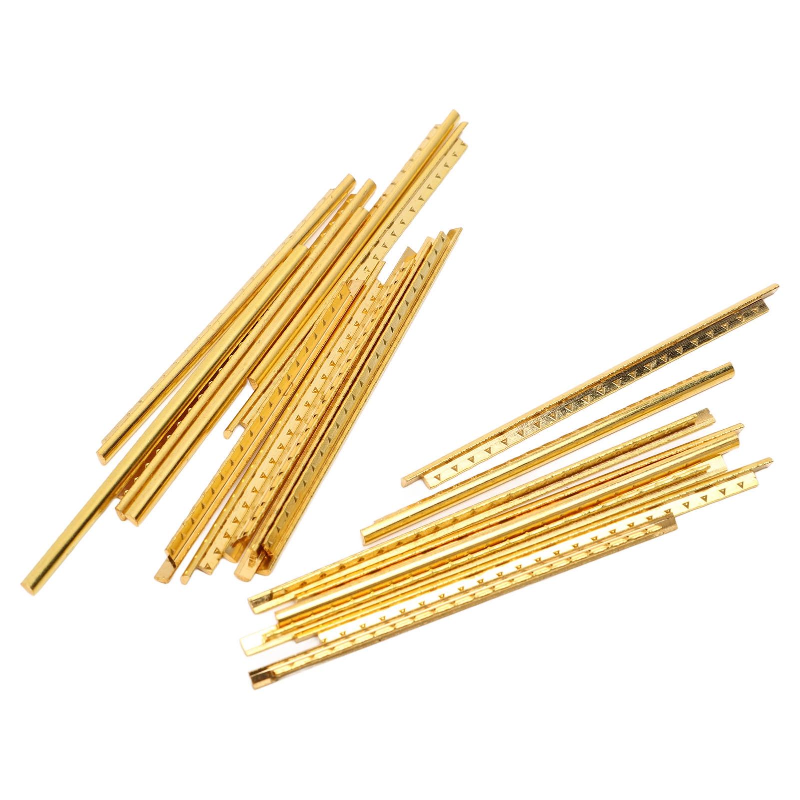 

Набор ладов для гитары 19 шт. Металлический, с предварительно закругленными углами, детали и аксессуары для электрогитар