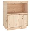 VidaXL Buffet 60x34x75 cm, Bois massif de pin
