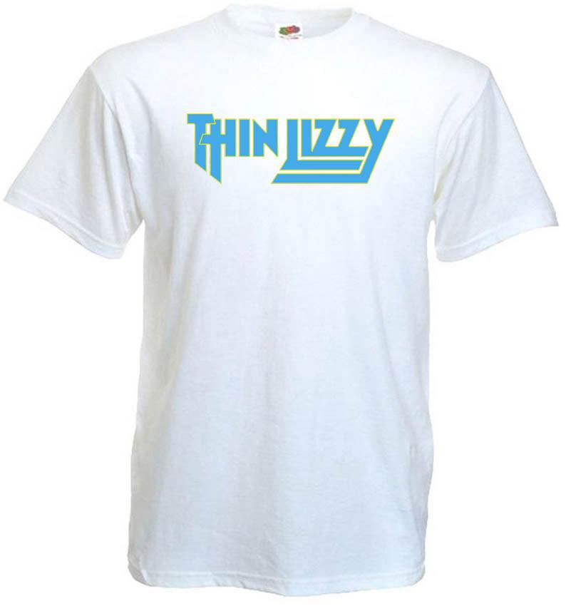 Thin Lizzy poster 8 T-shirt white hard rock all sizes S5XL S