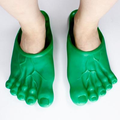 Funny Big Toe Slippers Compulsion Simulation Big Foot Shoes Barefoot Barefoot Daisy Spoof Five-finger Foot Shoes