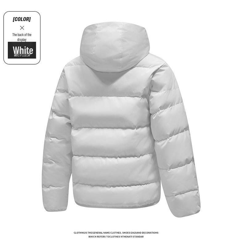 Men's Ultra-Light Hooded White Duck Down Jacket - Trendy Winter Wear