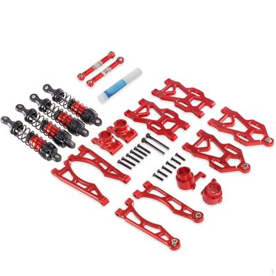 1/16 Scale RC Car Metal Upgrade Set Shock Absorb Upgraded Aluminum System Kit
