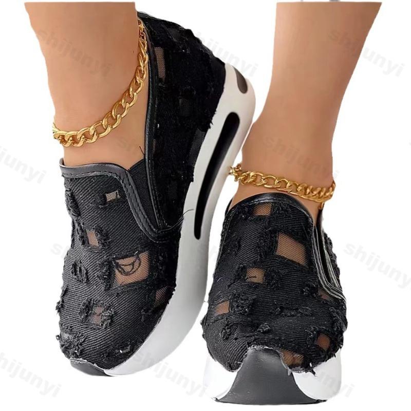 Fashion Autumn Women Casual Sneakers 2025 Fashion Platform Non Slip Thick Sole Sports Shoe Comfortable Casual Sports Shoes Zapatos Mujer