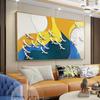 Modern Abstract Flying Birds Cloud Mountain Canvas Painting Poster Print Landscape Wall Art for Living Room Decor Home