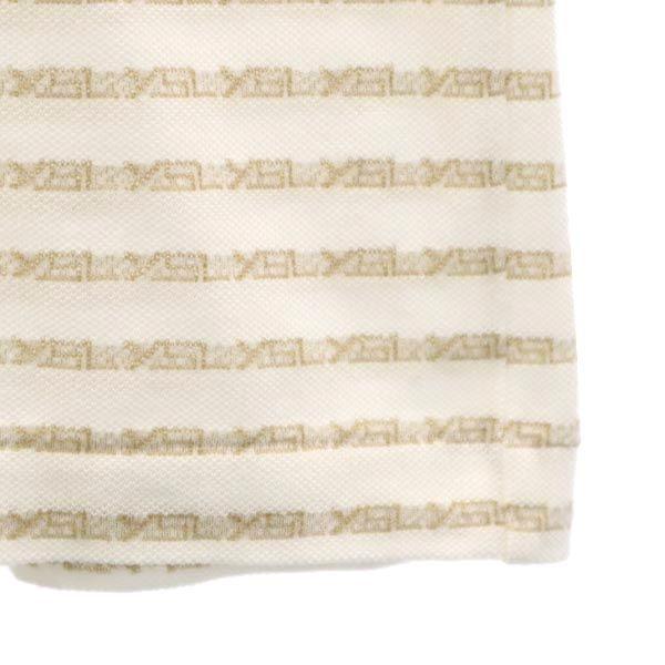 YVES SAINT LAURENT Total pattern logo Short sleeve Polo shirt L Men's Used