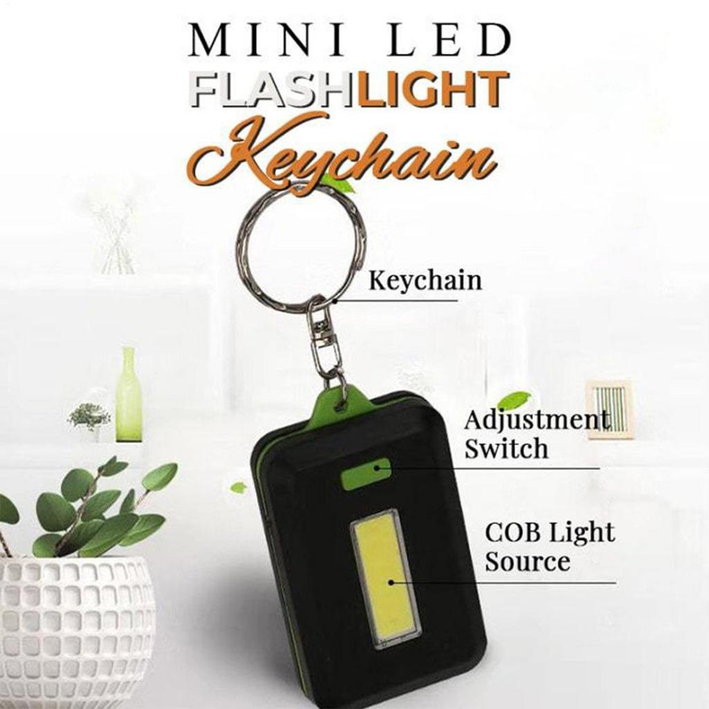 Mini COB Taschenlampen Leistungsstarke 3W Helle COB Taschenlampen Tragbares Taschen-LED-Licht Schlüsselanhängerlicht Drei Modi