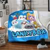 Lankybox Characters Lightweight Personalized Blanket Personalized Name Durable Comfort Perfect For Sofa Couch Office Bed Picnics For All Occasions