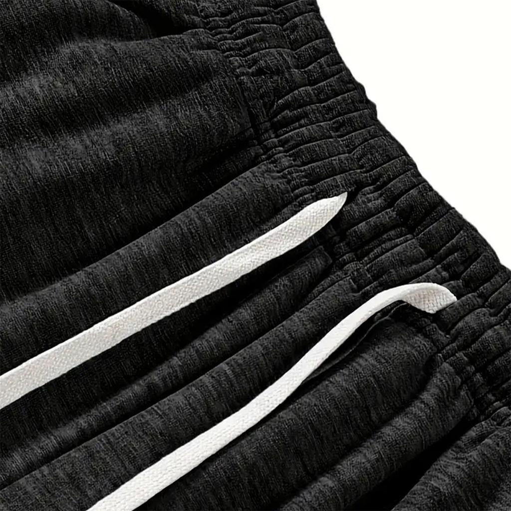 Men Outdoor Casual Loose Breathable Pants Solid Color