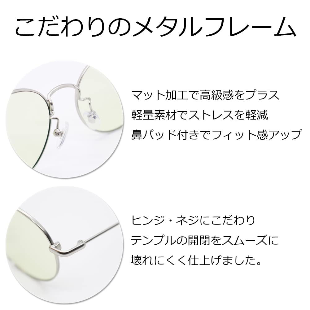 EIGHT TOKYO and Blue Light Blocking Made in Wellington and Boston Light Perfect for and UV and Blue Light Lenses in Men's Women's Sunglasses, Japan,