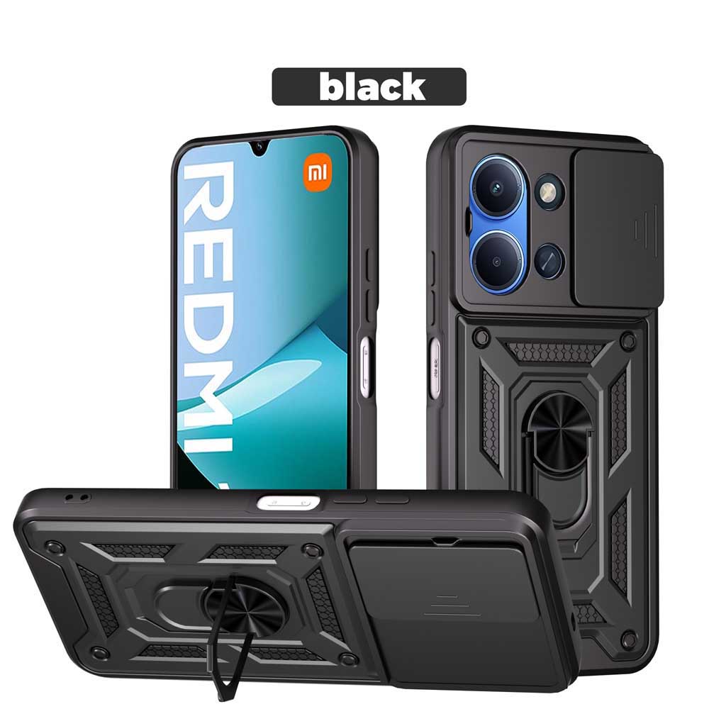 Nárazuvzdorný pancéřový obal pro Redmi 15C 4G 171,6 MM Držák do auta Kryt telefonu pro Redmi 15C Ochrana objektivu fotoaparátu Fundas