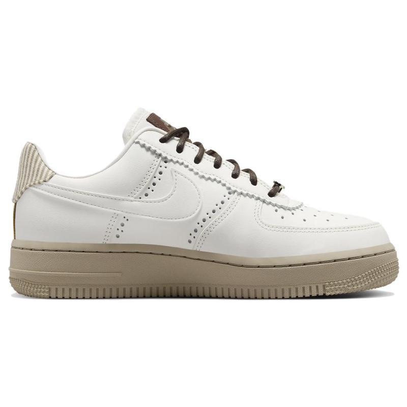 Nike Buty Damskie Air Force 1 Low '07 LX Brogue Sail FV3700-112