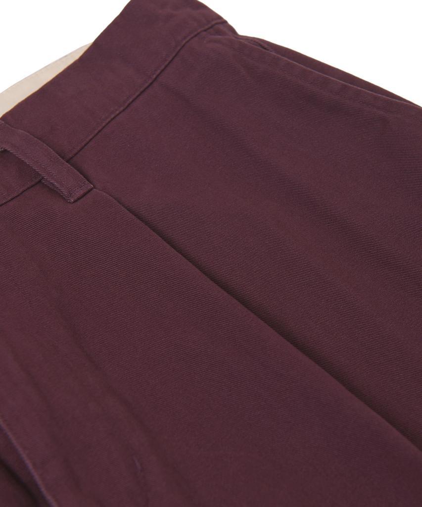 YALE Premium Vintage One-Pleat Coin Pocket Regular Chino Pants_Navy