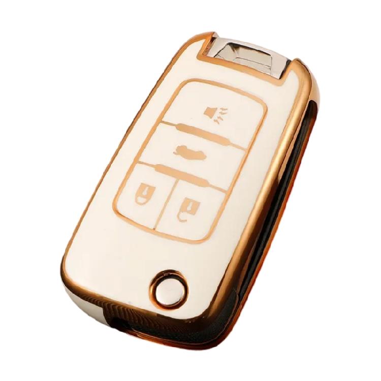 

Antiscratch Car Key Fob Shell Protector Case Holder Box for 3 Button/4 Button Vehicles Everyday Use With Precise Cutouts