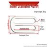 304 Stainless Steel Irregular D-Ring Buckle for Straps and Bags - Light Luxury Accessory