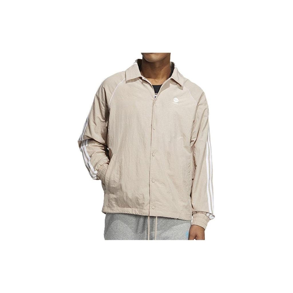 adidas Men's Casual Shirt Jacket Khaki