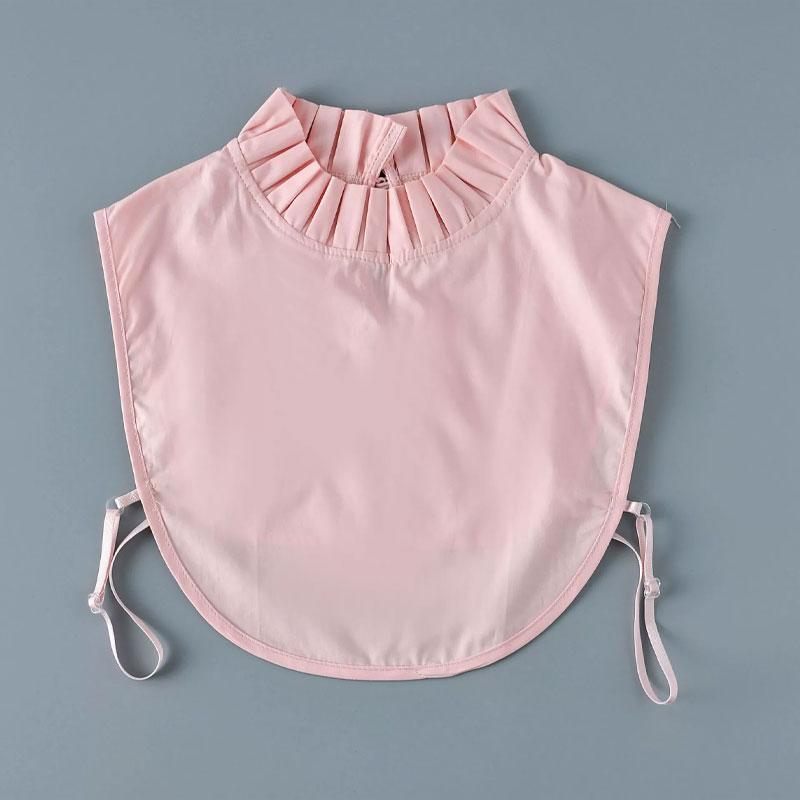 Classic Cotton Fake Collar Half Shirt Fuax Collar for Women Fashion Detachable Lady Shirt False Collar