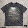 T-shirt Comfort Colors® Trota Arcobaleno, Maglietta Grafica Pesca Subacquea, Camicia Natura Trota di Fiume, Regalo per Pescatore Outdoor