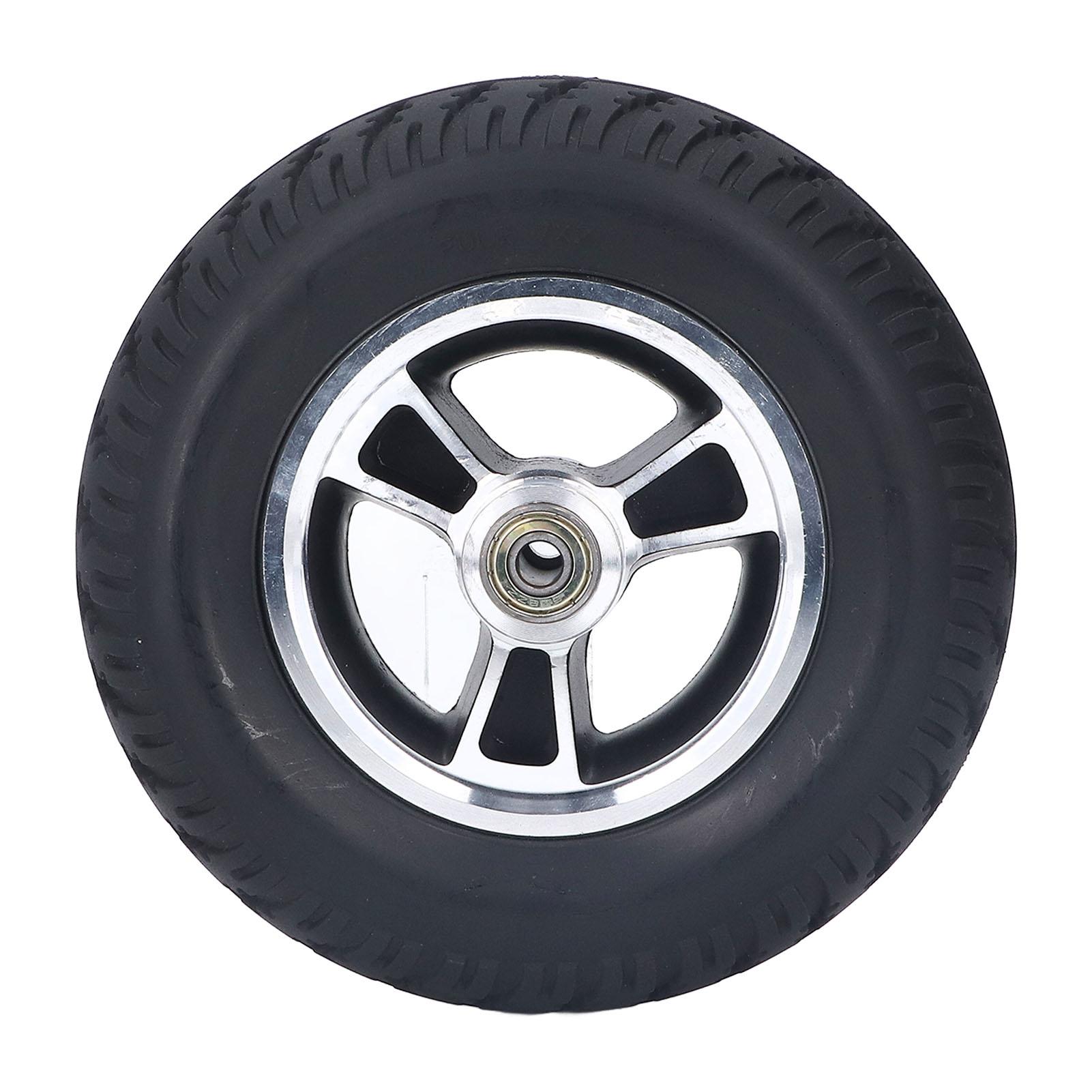 Painter Wheelchair Wheel Pu Wheel Alloy Steel Hub Anti Skid Walker Tire Replacement For Cart 7In