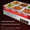 JPHZNB Commercial Countertop Food Warmer - 10 Pan Bain Marie