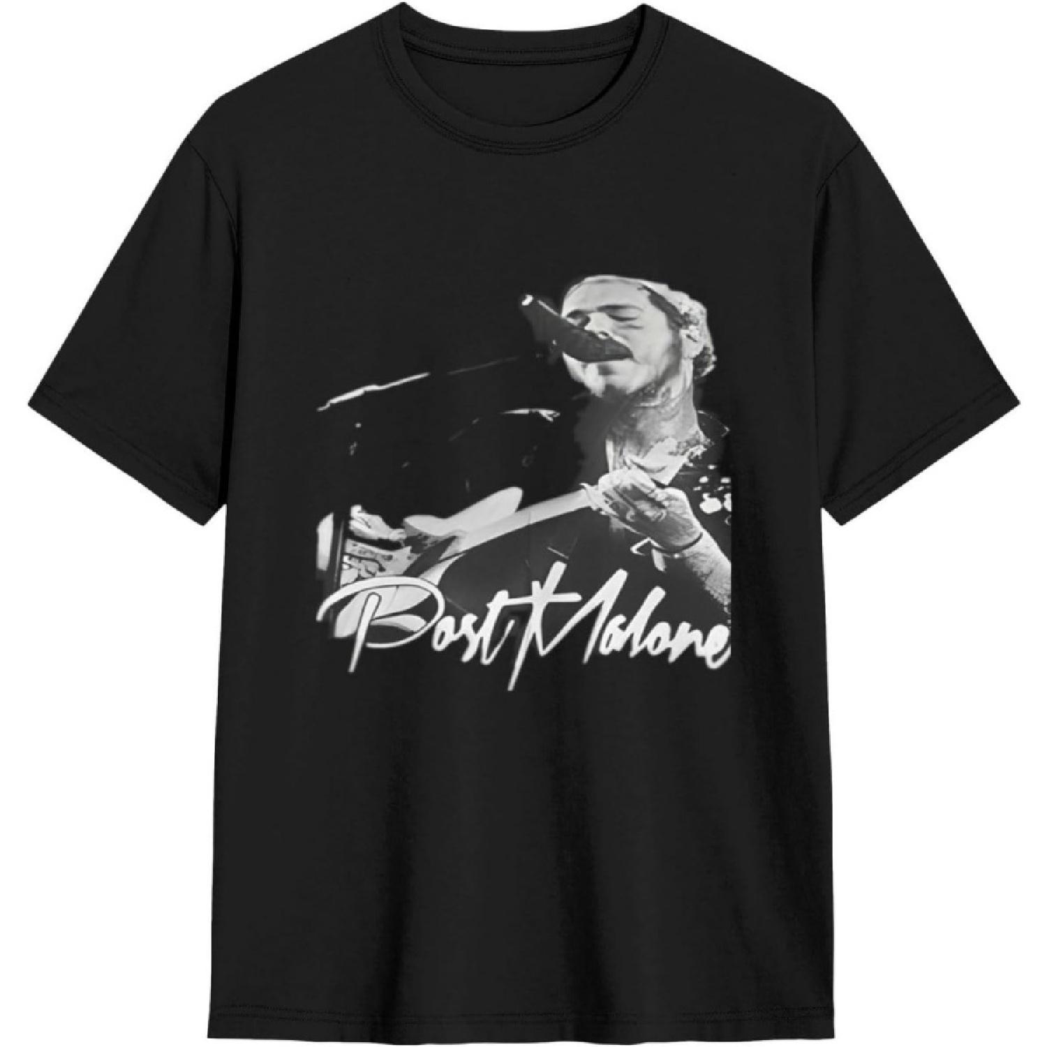 

JOISOMI Short Sleeve T-Shirt Post Malone Casual Shirts Crew Neck T-Shirt Athletic Shirts(1) XXXXXL різнокольоровий