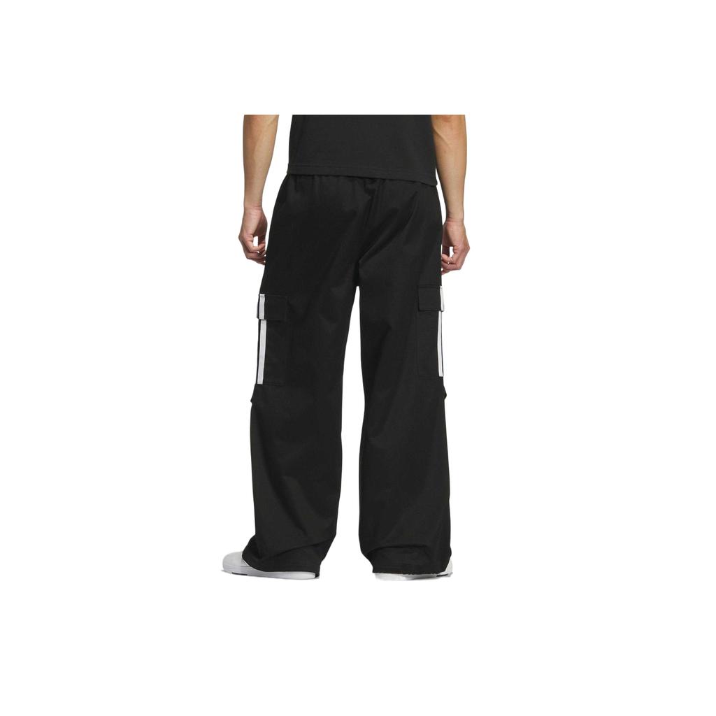 Adidas Parachute Trousers Loose Comfortable Striped Practical Casual Pants Men Bottoms KF2749