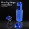 Mini Metal Ashtray with Lanyard Heavy Duty Aluminum Alloy Ashtray with Thread Lid Portable Travel Outdoor Camping Hiking Ash Holder Storage Box