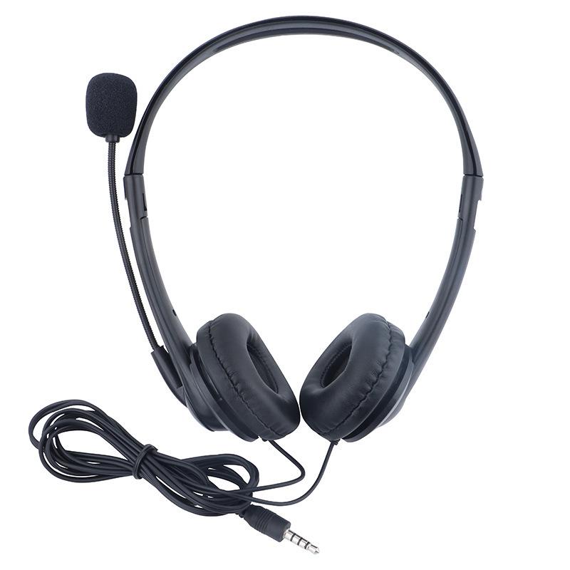 

Wired On-Ear Stereo Headphones with Microphone for Universal Device Compatibility