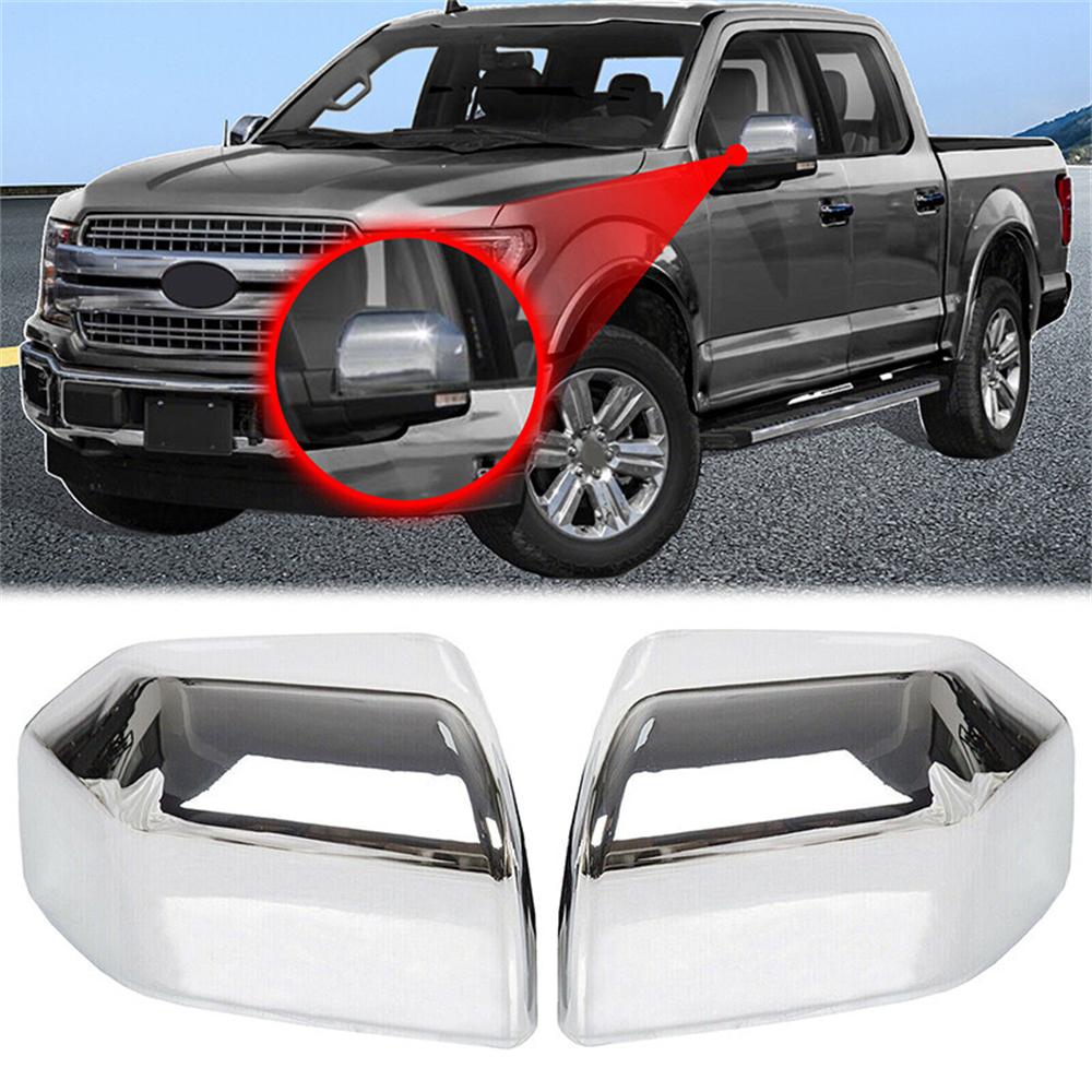 Für 2015-2020 Ford F150 LKW Ersatzspiegelabdeckungen Kappe Chrom