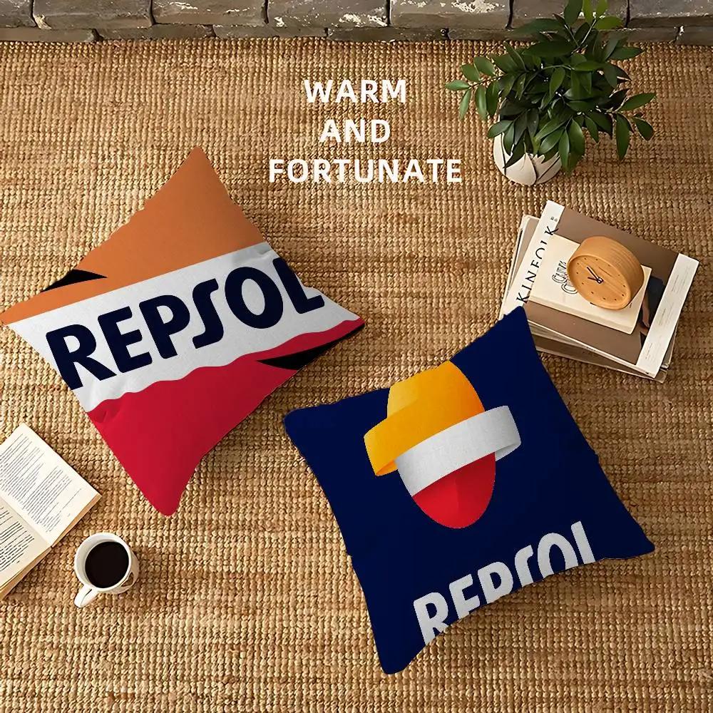 R-Repsol Retro Pillow Anime Pillow Sofa Bed Head Pillow Cover Cushion Cover 45X45 Cm Fashion