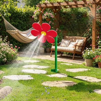 Crazy Daisy Lawn Sprinkler 360-Degree Rotating Garden Sprinkler Funny Dancing Flower Water Sprinkler for Yard Garden Irrigation Dogs Kids Outdoor Fun