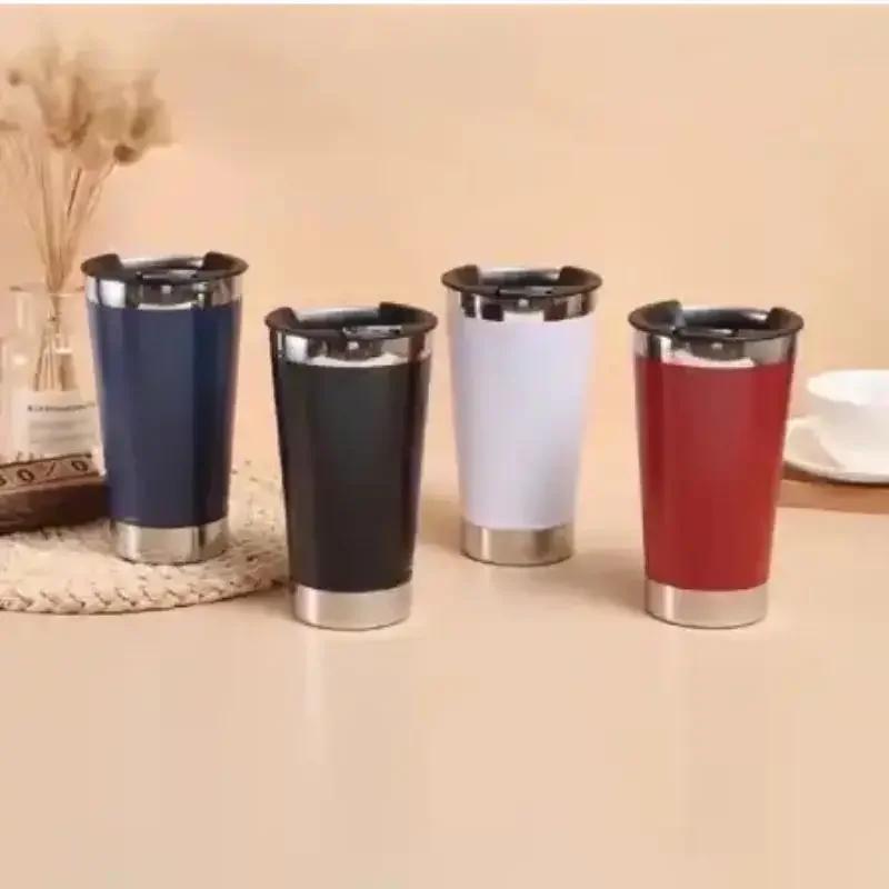 Stainless Vacuum Insulated Cup Double Wall Beer Mug Bottle Opener Car Coffee Cup Portable Travel Tumbler Hot/Cold Drinkware Cup