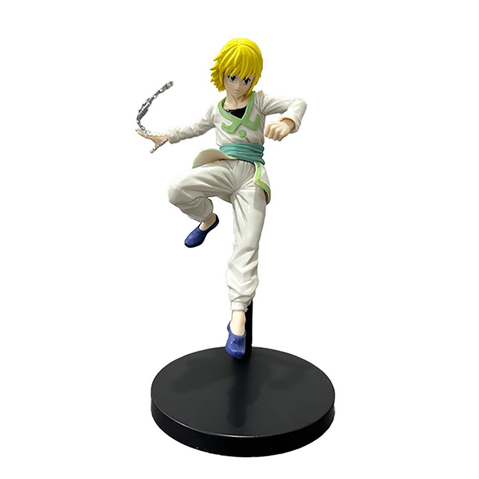 14-23cm Hunter x Hunter Chrollo Lucilfer Figura de Anime Trupe Fantasma Hisoka Figura de Ação Killua Zoldyck Kurapika Modelo Brinquedos