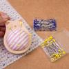 Pin Holder Wood Pin Cushion with 100Pcs 38mm Long Straight Sewing Pin for Fabric Sewing Dressmaking Needlework